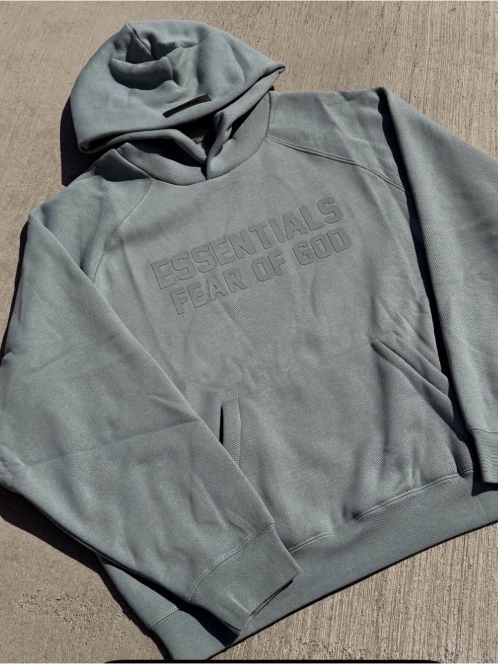 & Other Stories Oversized Pullover Hoodie - Slate Green